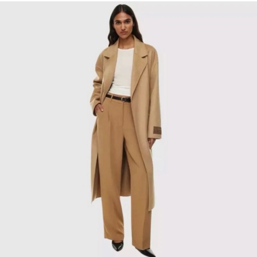 Wilfred Camel High-Waist Tailored Trousers